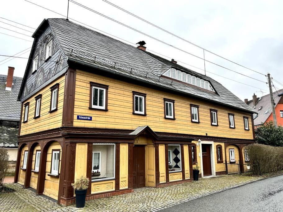 Rustikales Studio-Apartment Blockstube Im Haus Selma โกรสเชอเนา ภายนอก รูปภาพ